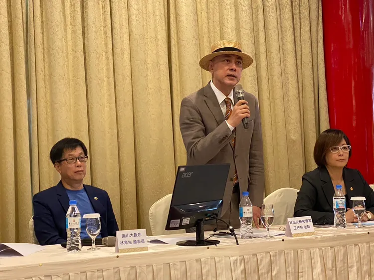 日治史研究專家老師王佐榮。陳怡文攝