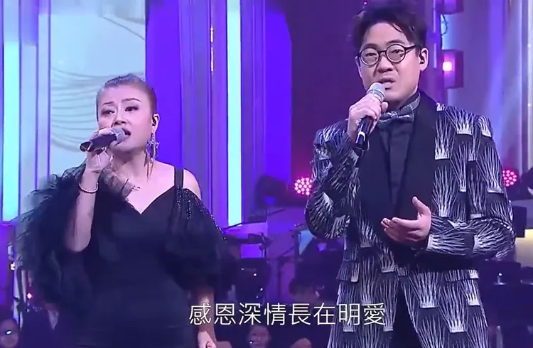 李佳（左）、羅啟豪前天出席慈善節目，受訪時談到李玟近況。翻攝TVB
