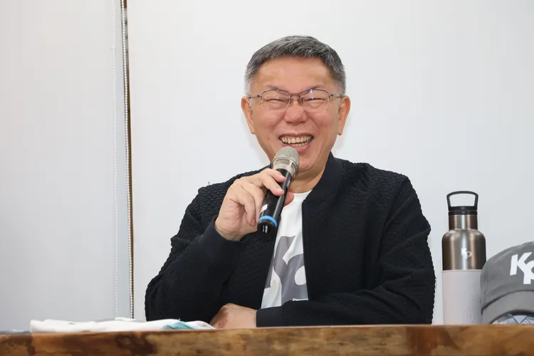 柯文哲批評賴清德，選總統不是要應徵白宮外傭。資料照片