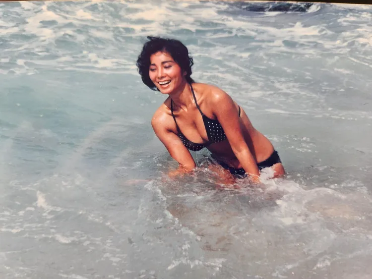 陳美鳳20歲嫩照曝光。翻攝陳美鳳臉書