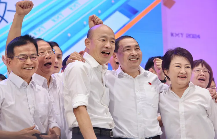 侯友宜稱韓國瑜是他榜樣。林林攝