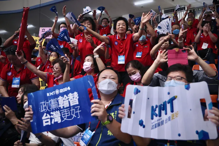 國民黨全國黨代表大會今登場。林林攝