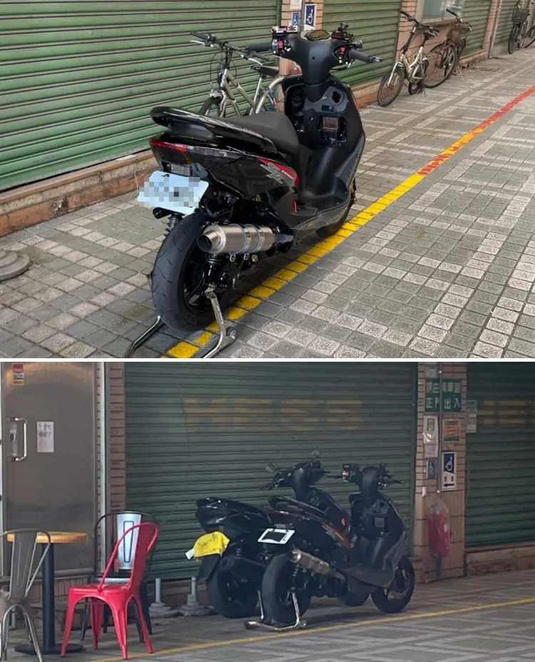 改管機車發出巨大噪音，令人生厭。翻攝自臉書粉專「收到驗車 我檢舉的」