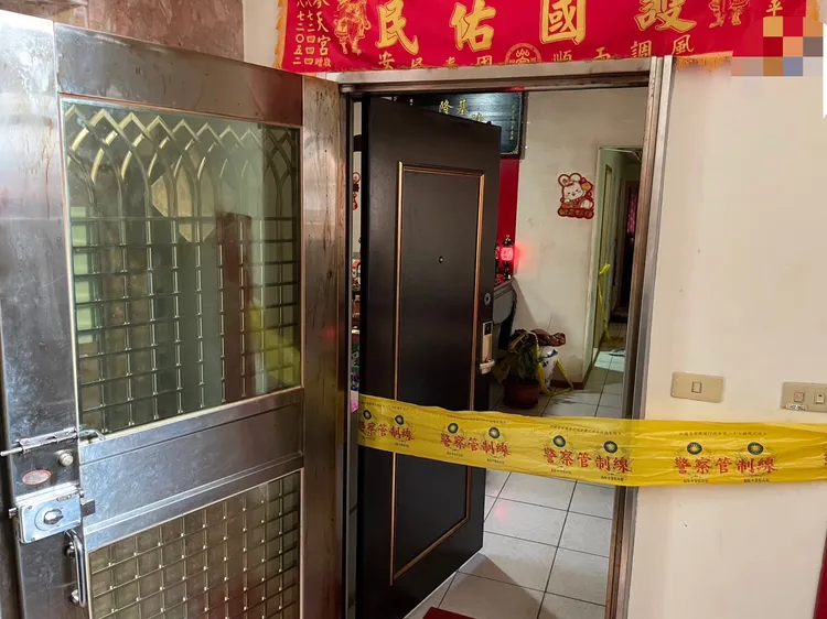 警方趕抵後，立刻將陳男逮捕，並拉起封鎖線展開調查。民眾提供