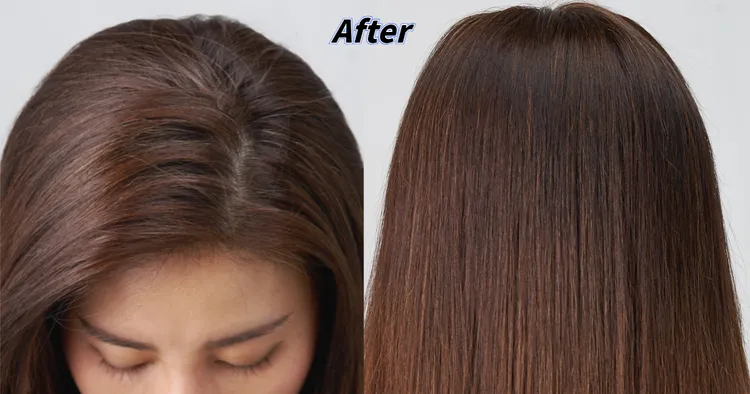 ▲實際測試使用Tresemme深層清潔洗髮精洗完頭髮後，頭皮洗乾淨，頭髮也變的清爽蓬鬆。