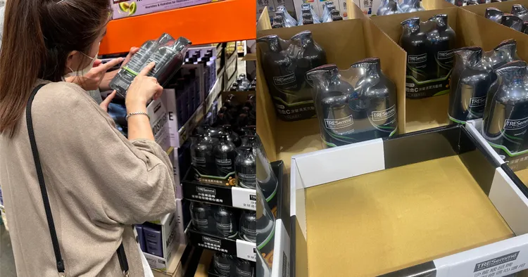 ▲此波特價兩罐$500有找，大容量超高CP值，賣場可見許多民眾前往搶貨，架上一下就被搶空。