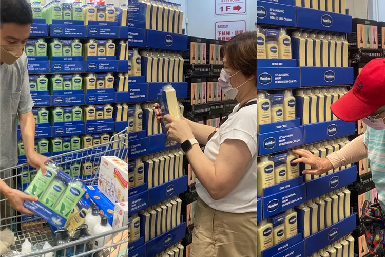 ▲好市多推一組三入，有綠瓶-蘆薈舒緩潤膚露、黃瓶-深層修護潤膚露、白瓶-專業修護潤膚露，分別針對各種不同肌膚設計，適合全家大小。