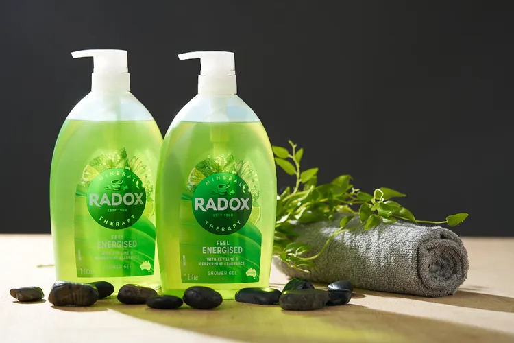 ▲好市多獨賣的Radox活氧薄荷沐浴精，好沖洗又清爽，最適合夏天。