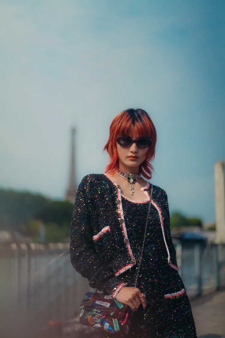 日本女星高橋愛也是本次香奈兒高訂秀前排的座上賓。品牌提供