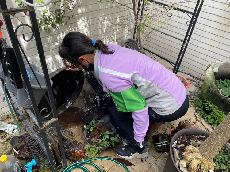 市府動員社區力量強力孳清及巡檢。市府提供