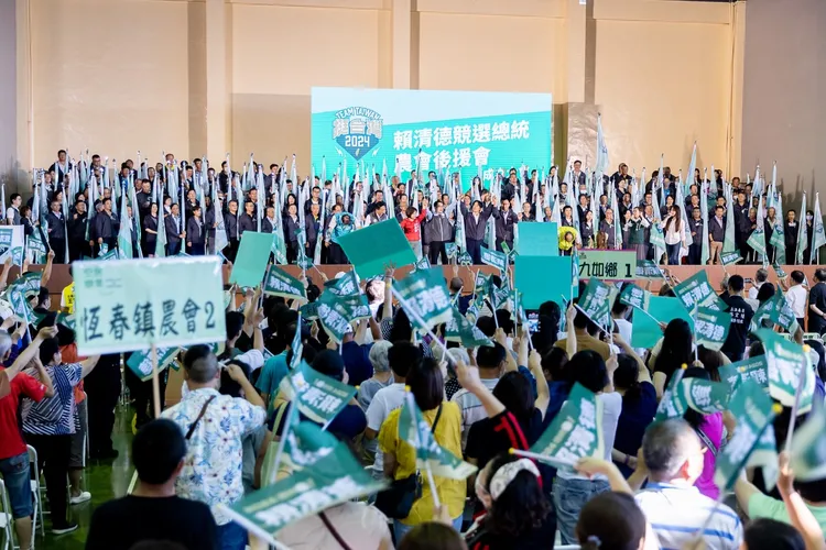 現場支持者約有2000人。賴清德競辦提供