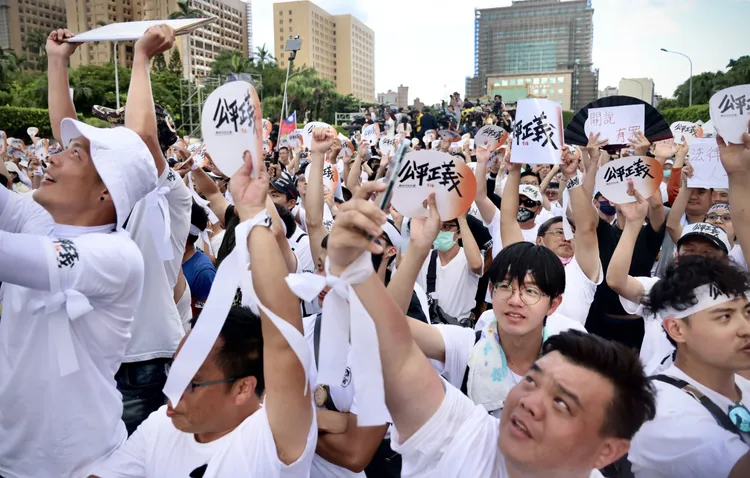 716遊行凱道集會現場。資料照片