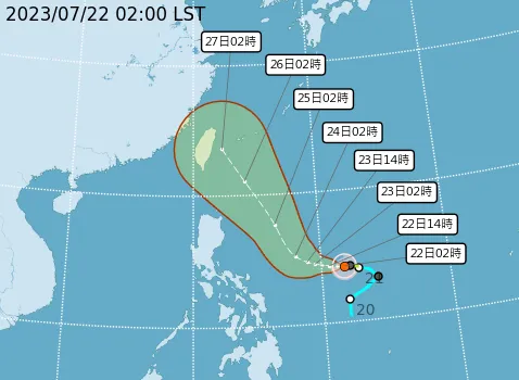 直衝台灣！杜蘇芮影響「全台都有份」　恐成今年首登陸颱風