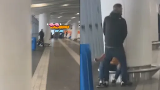 狂!他們竟在車站售票大廳「當眾口愛活春宮」 她目擊po網震驚百萬人