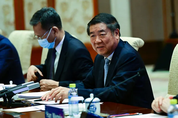 中國國務院副總理何立峰。路透社