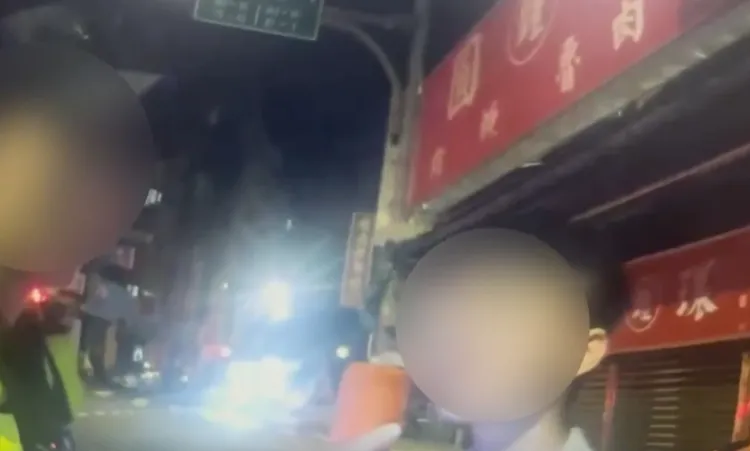 男子返回後接受酒測。翻攝畫面