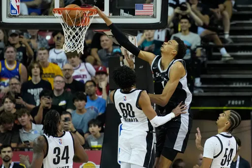 狀元文班亞馬是真貨！夏季聯賽第2場大爆發　狂飆27分多次暴扣