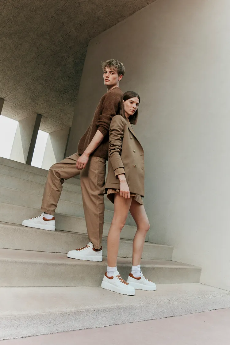 HOGAN全新H-Stripes鞋款，男女款皆1萬9500元起。品牌提供