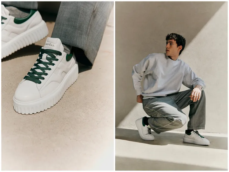 H-Stripes是HOGAN本季詢問度超高的小白鞋。品牌提供