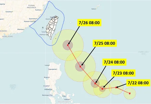 杜蘇芮路徑嚇人 專家估:今年首發陸警!網驚:局長一退休就來了