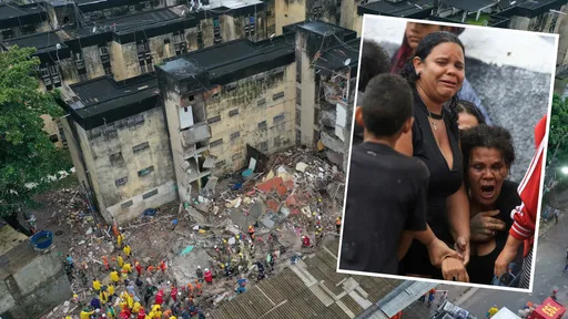 巴西公寓倒塌8死5失蹤　親友焦急哭斷腸