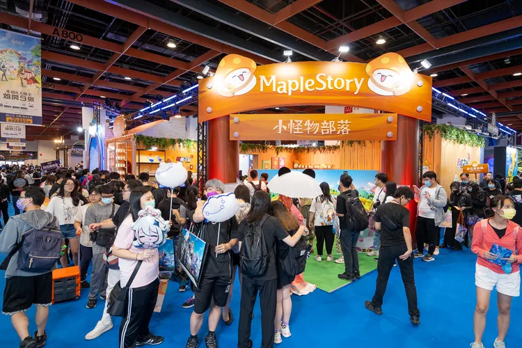 《新楓之谷．小怪物部落》超萌魅力就在2023台北漫博。遊戲橘子提供