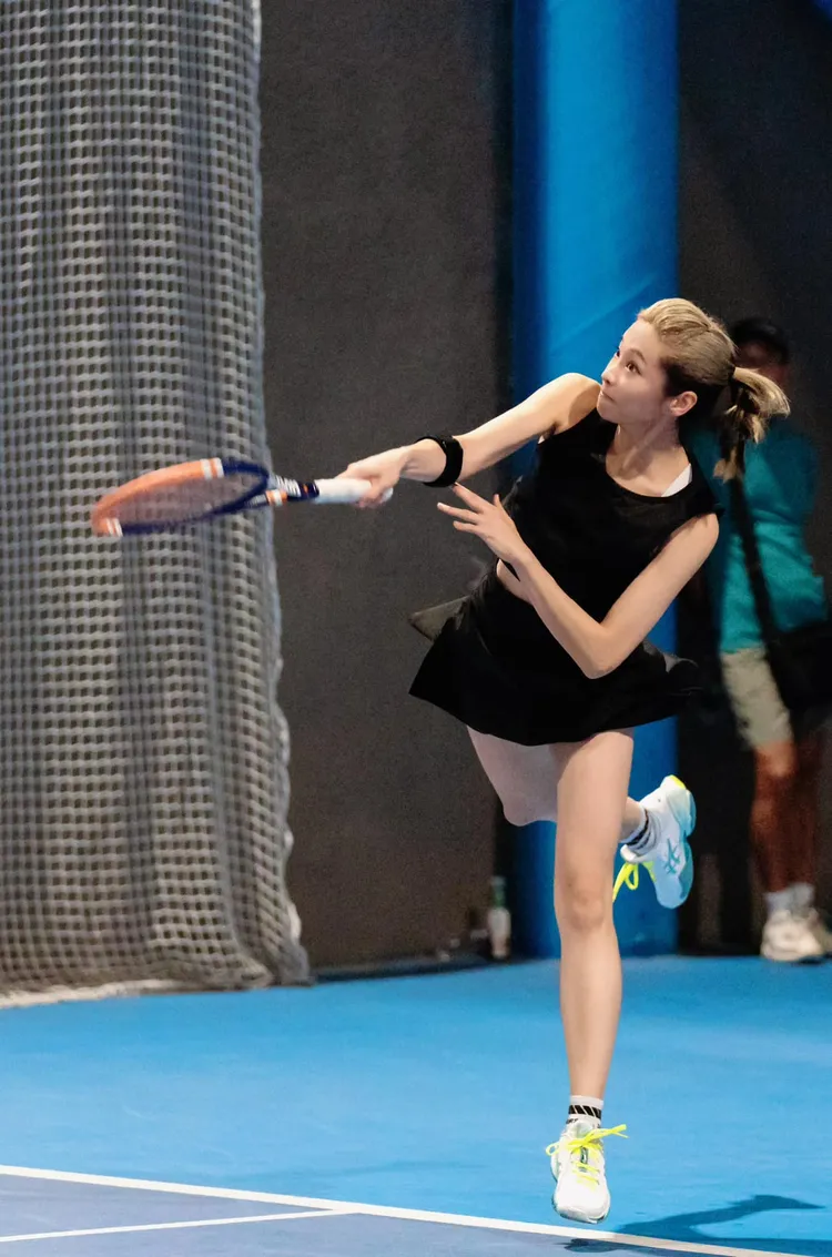 袁詠琳網球實力驚人。翻攝自袁詠琳臉書