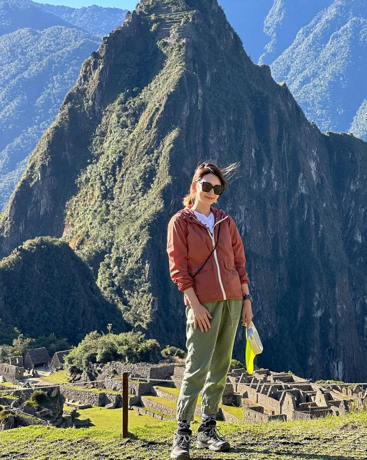 Melody幾天前分享人在秘魯的照片。翻攝Melody IG 