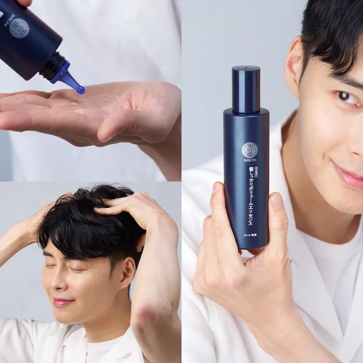 ▲超清爽精華，輕輕按摩頭皮，不只清涼，吸收超快不黏膩。