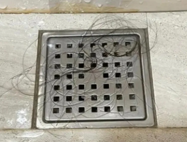 ▲專家指出每人每天約掉100根頭髮，洗頭時可觀察掉髮數量是否過多。