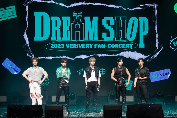 勇勝（左起）、岡旻、浩榮、東憲、啓賢，連著延浩的份賣力演出。ONINNASIA提供