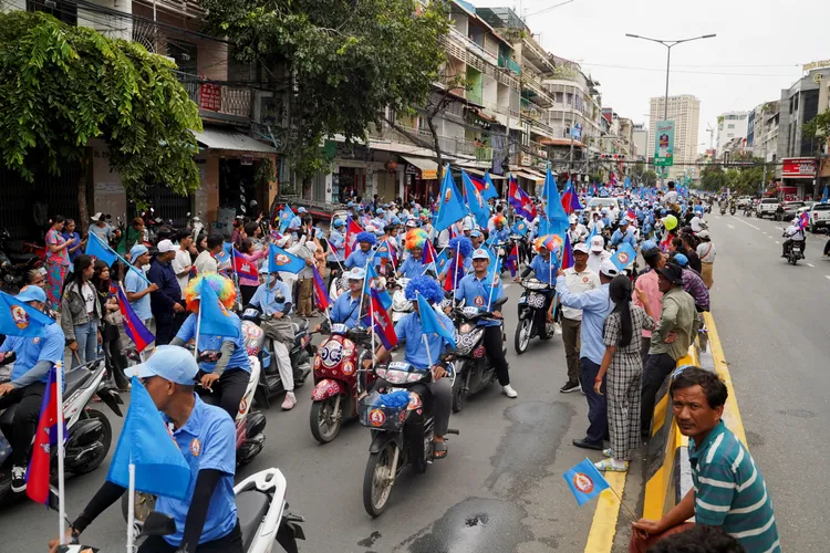 人民黨支持者。路透社