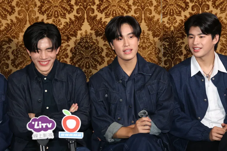 Mark（右）曾是泰國羽球國手，與「麟洋配」交手過。陳建岐攝