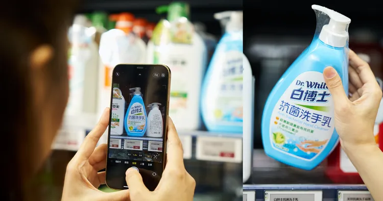 ▲白博士抗菌洗手乳聽說在全聯經常架上被搶空，好用到不少民眾會趁折扣大囤貨。