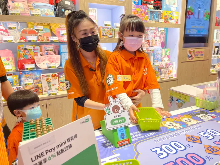 MITSUI OUTLET PARK台南店過去舉辦湯姆熊小小店長體驗營。MITSUI OUTLET PARK提供