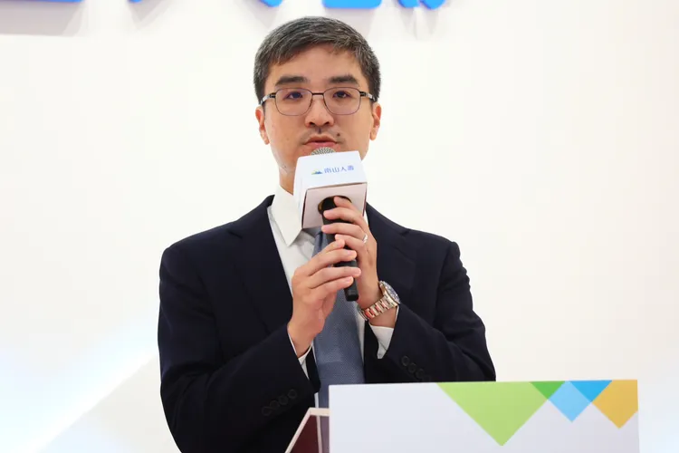 南山人壽董座尹崇堯希望南山不只是給支票而已。彭欣偉攝