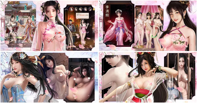 中國官場模擬手遊「春宮」帶你一秒穿越到古代，認識英雄豪傑，玩遍歷史名女人，成為最強攝政王！翻攝《工口.R18》網站