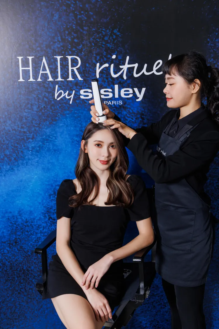 髮肌智慧檢測示範。品牌提供