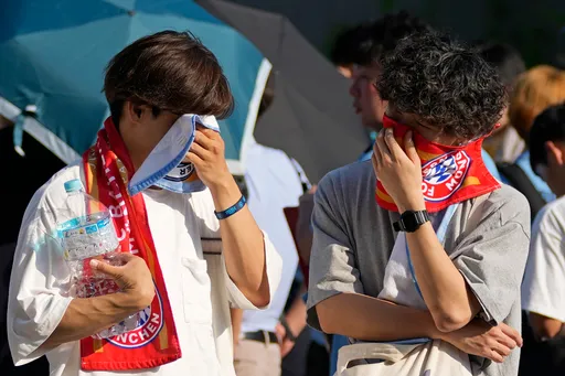 日本酷暑又传疑似中暑死亡案例 当局发布警报