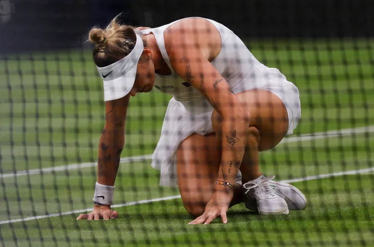 萬卓索娃。路透社