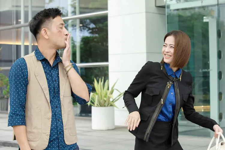 蘇晏霈目前正在拍民視《市井豪門》，常分享拍片笑鬧畫面。翻攝蘇晏霈臉書