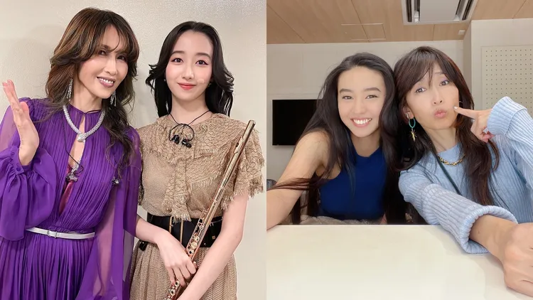 工藤靜香的長女心美（左圖右）、次女光希（右圖左）都跟隨父母腳步進入演藝圈。翻攝心美、光希IG