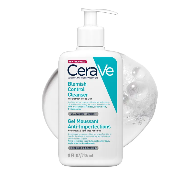 淨膚白泥抗粉痘潔面露，236ml／549元。品牌提供