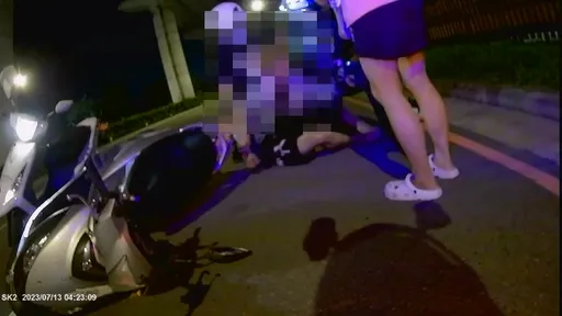 台中狂夫妻騎機車躲警攔查 逆向蛇行20公里!穿越7個行政區落網