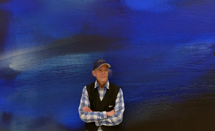 金馬60主視覺邀請台灣當代藝術大師江賢二合作。江賢二藝術文化基金會提供