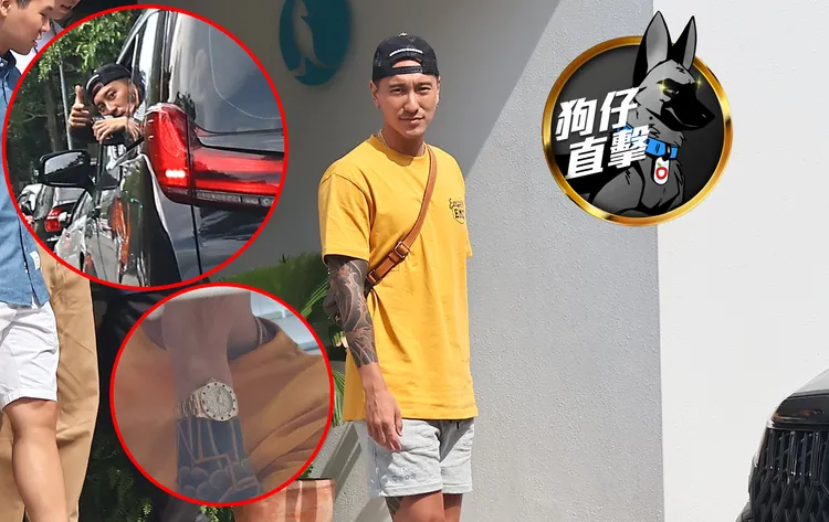 王陽明與友人相約吃下午茶被野生捕獲。特勤中心攝