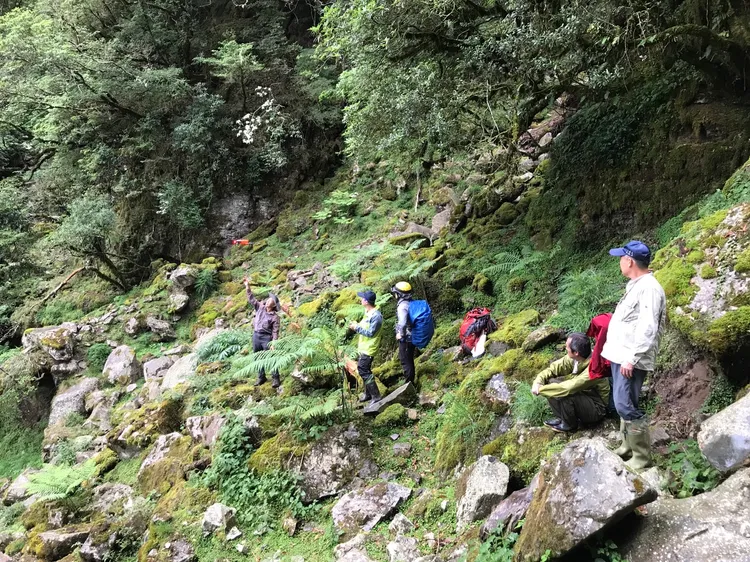 期間共出動50人次大舉搜山。讀者提供