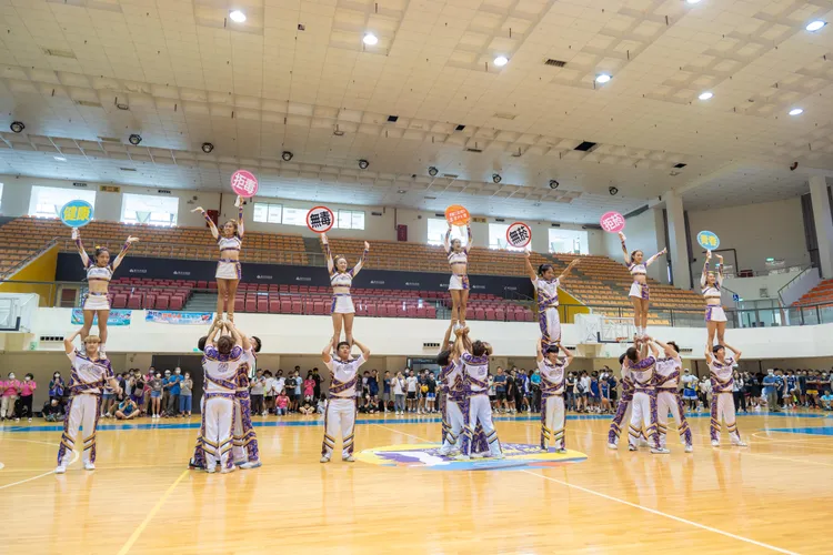 開幕啦啦隊表演。新竹市府提供