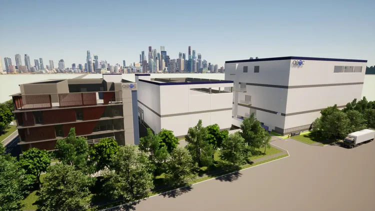 新應材高雄廠第二期設計圖。經發局提供