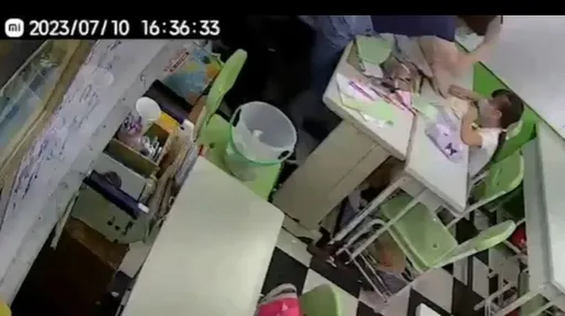 影片曝光！學童「字太醜」才去8天被打3次　教育局今調查補習班